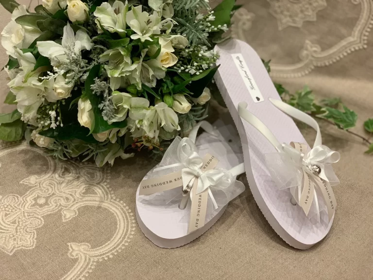 inexpensive flip flops for wedding
